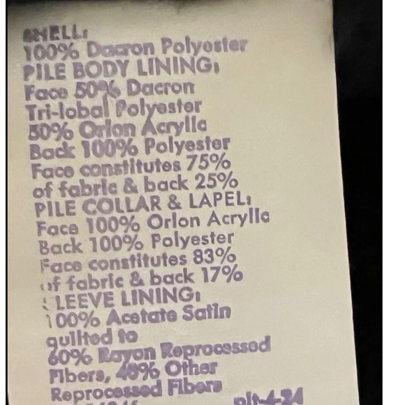 Vintage Travelknit Beautiful Sears Men's Grey Faux Fur Lined Overcoat Size‎ 36 R - Picture 8 of 8